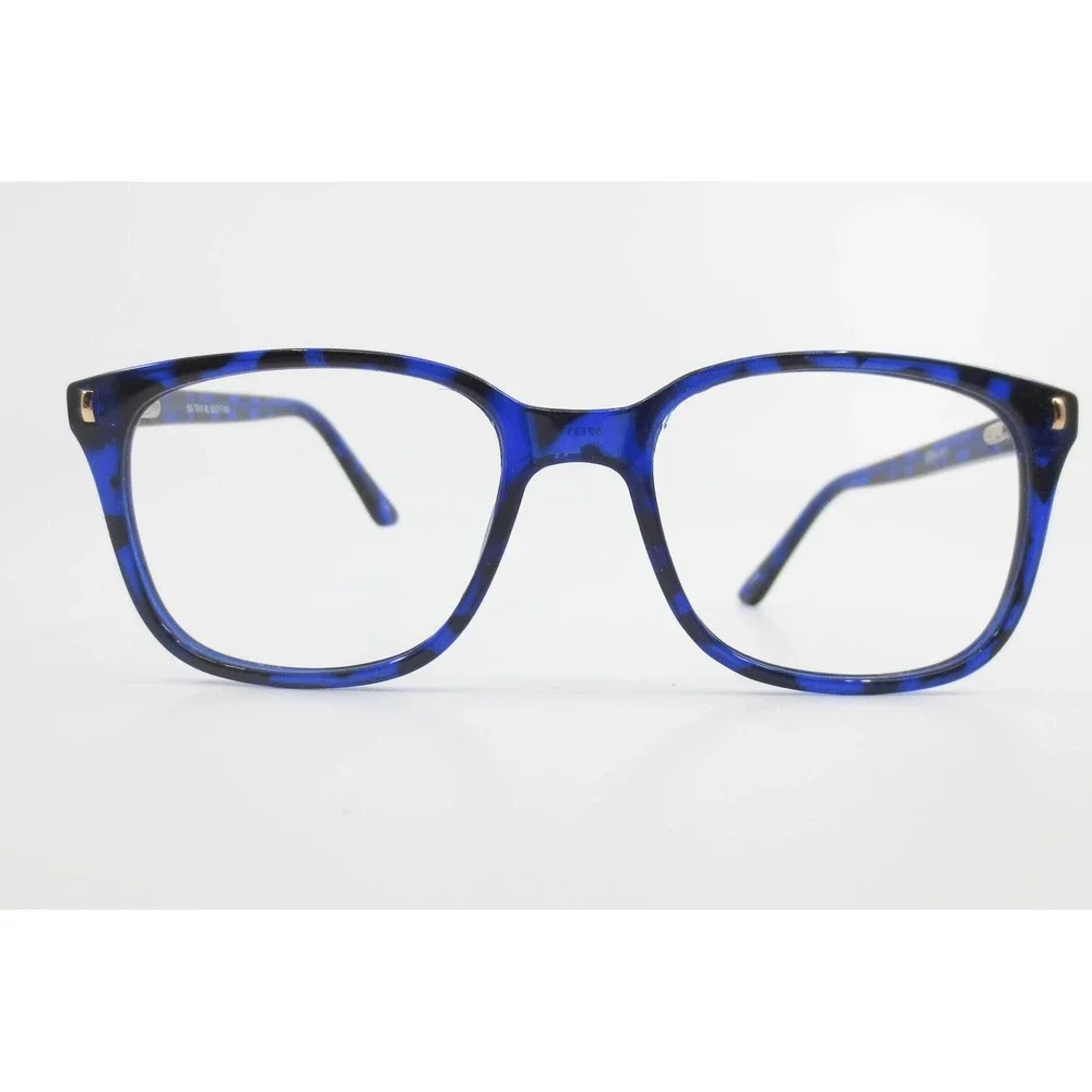 Otis + Grey OG 7013 BL Blue Tortoise Square Eyeglass Frames 52-17-140